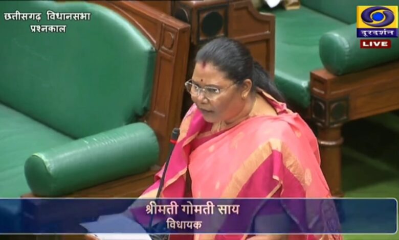जशपुर जिले में अधिकारियों-कर्मचारियों की कमी का मुद्दा विधानसभा में गूंजा: पत्थलगांव विधायक गोमती साय ने उठाया जनहित का सवाल…..