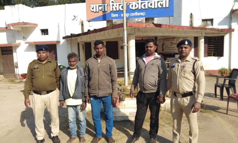 जशपुर पुलिस ने फिर छुड़ाया 05 नग गौ वंशों तस्करों के चंगुल से