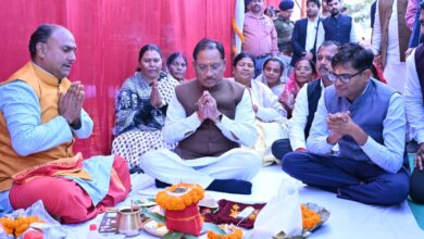 जशपुर जिले के कुनकुरी विधानसभा क्षेत्र में 77.23 करोड़ रुपए के 75 विकास कार्यों का लोकार्पण एवं भूमिपूजन मुख्यमंत्री विष्णुदेव साय ने नारायणपुर में आयोजित किसान महतारी सम्मेलन में किया विभिन्न विकासकार्यों का शुभारंभ…..