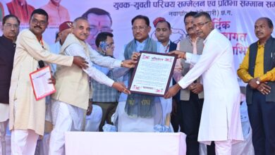 मुख्यमंत्री विष्णु देव साय ने किया छत्तीसगढ़ कुम्भकार समाज के दो दिवसीय महाअधिवेशन का भव्य शुभारंभ…..