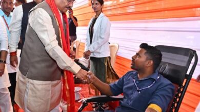 जन्मदिन पर सेवा का संदेश: मुख्यमंत्री विष्णु देव साय ने जन्मदिन पर रक्तदान शिविर का किया शुभारंभ….