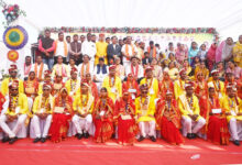 मुख्यमंत्री कन्या विवाह में उपमुख्यमंत्री विजय शर्मा ने घराती बन बारात परघाकर किया सभी का स्वागत….