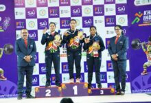 खेलो इंडिया ट्राइबल गेम्स 2026 : 58 किग्रा महिला वेटलिफ्टिंग में अरुणाचल की अनाई वांग्सू ने जीता स्वर्ण….. खेलो इंडिया ट्राइबल गेम्स 2026 : 58 किग्रा महिला वेटलिफ्टिंग में अरुणाचल की अनाई वांग्सू ने जीता स्वर्ण…..