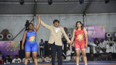 खेलो इंडिया ट्राइबल गेम्स 2026 : कुश्ती स्पर्धा के तीसरे दिन भी जारी रहा मुकाबले का रोमांच…. खेलो इंडिया ट्राइबल गेम्स 2026 : कुश्ती स्पर्धा के तीसरे दिन भी जारी रहा मुकाबले का रोमांच….