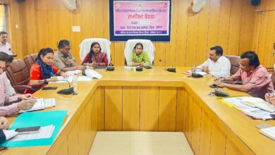 कलेक्टर ने ली स्वास्थ्य एवं महिला बाल विकास विभाग की संयुक्त बैठक
आधार आधारित उपस्थिति, एएनसी पंजीयन और संस्थागत प्रसव पर कलेक्टर का सख्त फोकस ।