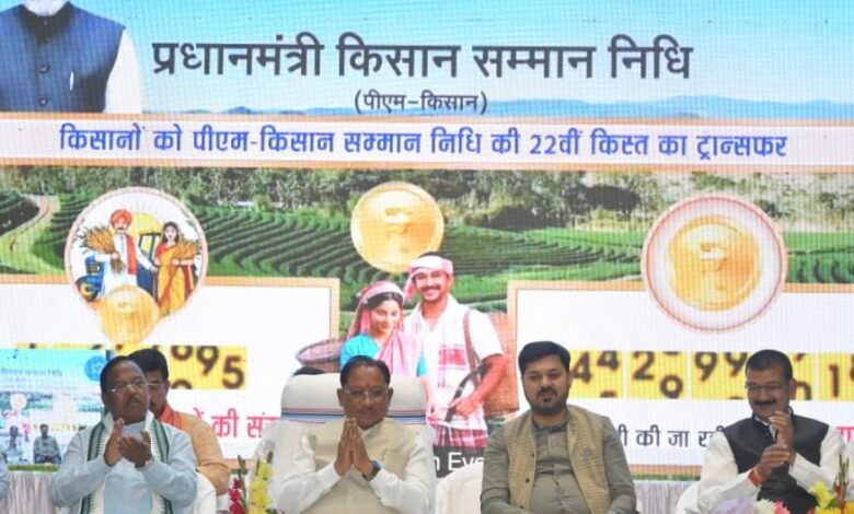 अन्नदाताओं के खातों में पहुंची सम्मान की राशि: किसानों की समृद्धि के लिए निरंतर कार्यरत है डबल इंजन सरकार : मुख्यमंत्री विष्णुदेव साय…