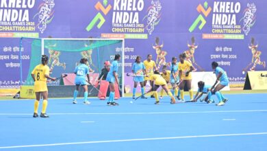 खेलो इंडिया ट्राइबल गेम्स 2026 : महिला हॉकी में एकतरफा मुकाबले…..