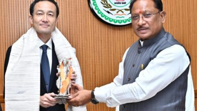 मुख्यमंत्री विष्णु देव साय से जापान दूतावास के राजनीतिक मामलों के मंत्री आबे नोरिआकि ने की सौजन्य मुलाकात…..