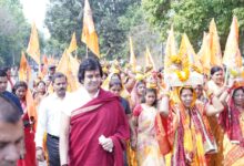 मुख्यमंत्री विष्णुदेव साय के विधानसभा कुनकुरी में भक्ति की बयार: भव्य कलश यात्रा के साथ राम कथा महोत्सव का हुआ शुभारंभ, 15 हजार श्रद्धालुओं की मौजूदगी में गूंजा रामनाम, नगर हुआ भक्तिमय…..