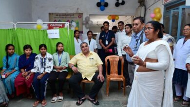 स्वस्थ बेटियां, सक्षम बेटियां: छत्तीसगढ़ में एचपीवी टीकाकरण अभियान का शुभारंभ, कैबिनेट मंत्री राजेश अग्रवाल ने सामुदायिक स्वास्थ्य केन्द्र लखनपुर में व्यवस्थाओं का लिया जायजा….. स्वस्थ बेटियां, सक्षम बेटियां: छत्तीसगढ़ में एचपीवी टीकाकरण अभियान का शुभारंभ, कैबिनेट मंत्री राजेश अग्रवाल ने सामुदायिक स्वास्थ्य केन्द्र लखनपुर में व्यवस्थाओं का लिया जायजा…..