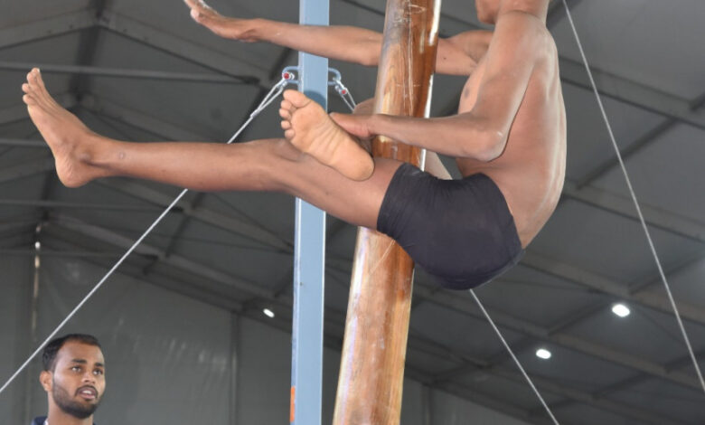 गांधी स्टेडियम अंबिकापुर में मल्लखंभ का भव्य शुभारंभ, खेलो इंडिया ट्राइबल गेम्स 2026 में पारंपरिक खेलों का दमदार प्रदर्शन….