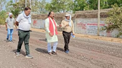उप मुख्यमंत्री अरुण साव ने निर्माणाधीन सड़क का किया निरीक्षण…..