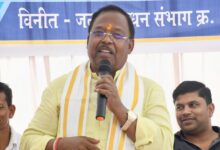’कृषि मंत्री रामविचार नेताम ने किया काशीसोत व्यपवर्तन योजना नहर विस्तार कार्य का भूमिपूजन’….