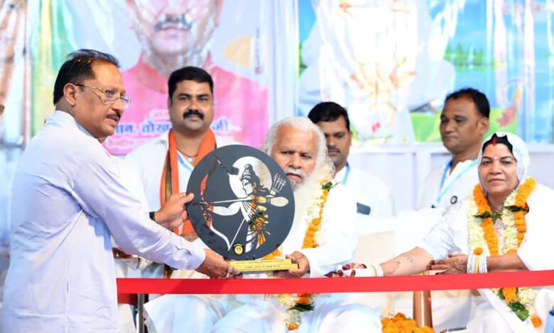 आध्यात्मिक मूल्यों से ही संभव है स्वस्थ और संस्कारित समाज का निर्माण : मुख्यमंत्री विष्णु देव साय….