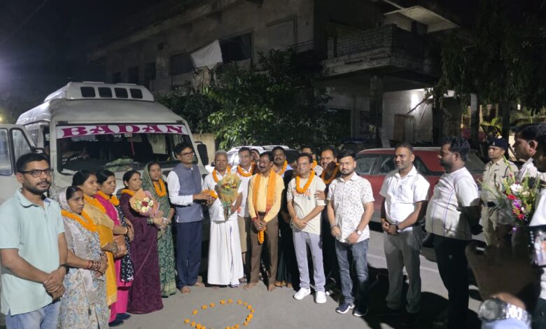 सोमनाथ स्वाभिमान यात्रा के लिए रायगढ़ से 17 श्रद्धालु रवाना, वित्त मंत्री ओ.पी. चौधरी ने दी शुभकामनाएं…. सोमनाथ स्वाभिमान यात्रा के लिए रायगढ़ से 17 श्रद्धालु रवाना, वित्त मंत्री ओ.पी. चौधरी ने दी शुभकामनाएं….
