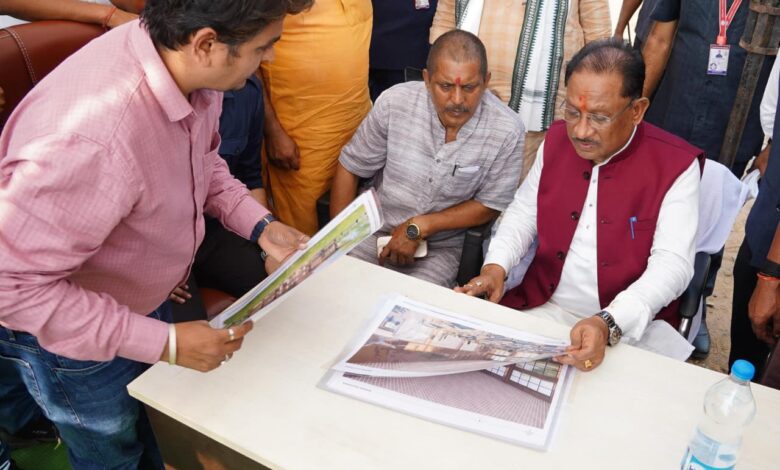 मुख्यमंत्री विष्णुदेव साय ने सलियाटोली में निर्माणाधीन नालंदा परिसर का किया निरीक्षण….. मुख्यमंत्री विष्णुदेव साय ने सलियाटोली में निर्माणाधीन नालंदा परिसर का किया निरीक्षण…..