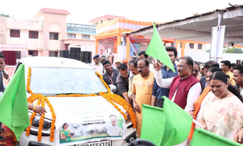 ड्रोन दीदी अभियान से कृषि क्षेत्र में तकनीक और मातृशक्ति का होगा सशक्त संगम : मुख्यमंत्री विष्णुदेव साय…..