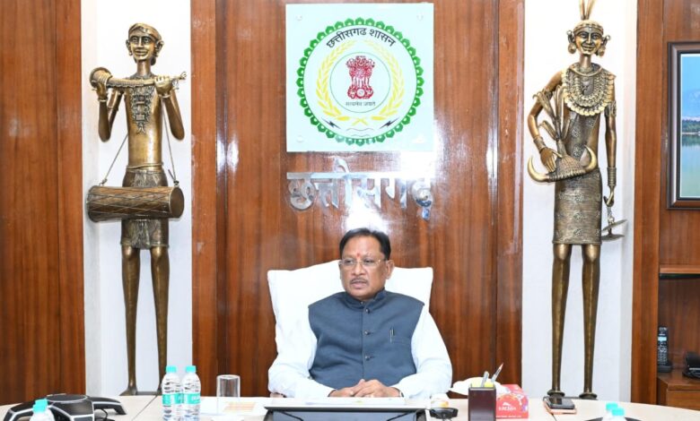 मुख्यमंत्री विष्णु देव साय ने खरीफ-2026 एवं संभावित अल्प वर्षा की तैयारियों की उच्चस्तरीय समीक्षा की….